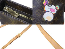 Load image into Gallery viewer, 新品同様 LOUIS VUITTON ルイヴィトン ショルダーバッグ トロター モノグラムパンダ 村上隆 ポシェット M51241 中古 56311