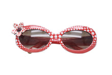 Load image into Gallery viewer, LOUIS VUITTON ルイヴィトン サングラス 草間彌生 ドット柄 レッド ホワイト Z0479E ゴールド金具 美品 中古 56351