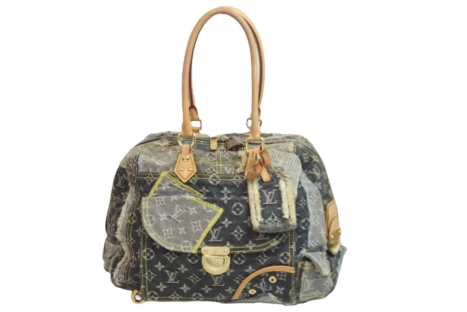 LOUIS VUITTON ルイヴィトン モノグラム デニム パッチワーク