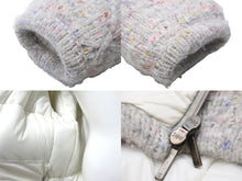 Load image into Gallery viewer, 極美品 CHANEL シャネル ウールダウンジャケット ビジュー ラインストーン P57089K07458 グレー マルチ サイズ36 中古 56415