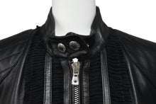 Load image into Gallery viewer, DOLCE&amp;GABBANA ドルチェアンドガッバーナ ジャケット レザージャケット ブラック G5575 美品 中古 56428