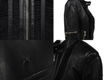 Load image into Gallery viewer, DOLCE&amp;GABBANA ドルチェアンドガッバーナ ジャケット レザージャケット ブラック G5575 美品 中古 56428