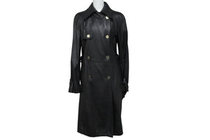 DOLCE&GABBANA ドルチェアンドガッバーナ コート ロングコート レザージャケット ブラック 美品 中古 56437