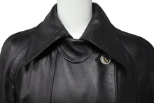 Load image into Gallery viewer, DOLCE&amp;GABBANA ドルチェアンドガッバーナ コート ロングコート レザージャケット ブラック 美品 中古 56437