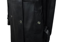Load image into Gallery viewer, DOLCE&amp;GABBANA ドルチェアンドガッバーナ コート ロングコート レザージャケット ブラック 美品 中古 56437