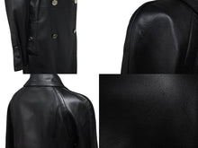Load image into Gallery viewer, DOLCE&amp;GABBANA ドルチェアンドガッバーナ コート ロングコート レザージャケット ブラック 美品 中古 56437