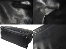 Load image into Gallery viewer, CHANEL シャネル チェーントートバッグ ココマーク 16番台 2012年 パテントレザー ブラック シルバー金具 美品 中古 56450