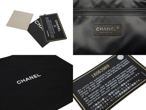 CHANEL シャネル チェーントートバッグ ココマーク 16番台 2012年 パテントレザー ブラック シルバー金具 美品 中古 56450