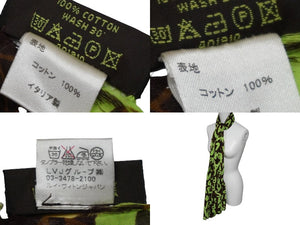 LOUIS VUITTON ルイヴィトン スカーフ パレオ モノグラム グラフィティ ヴェール ネオングリーン M72387 美品 中古 56483