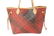 Load image into Gallery viewer, LOUIS VUITTON ルイヴィトン トートバッグ M40686 ネヴァーフルMM 草間彌生 2012 レッド ゴールド金具 美品 中古 56489