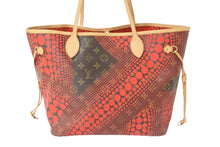 Load image into Gallery viewer, LOUIS VUITTON ルイヴィトン トートバッグ M40686 ネヴァーフルMM 草間彌生 2012 レッド ゴールド金具 美品 中古 56489