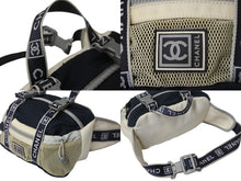 Load image into Gallery viewer, CHANEL シャネル ウエストバッグ ボディバッグ スポーツライン 9番台 ココマーク ナイロン メッシュ 良品 中古 56524
