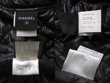 Load image into Gallery viewer, CHANEL シャネル スポーツライン リボンベスト フード付き P36696V26360 ナイロン ブラック サイズ38 美品 中古 56545