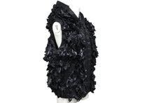 Load image into Gallery viewer, CHANEL シャネル スポーツライン リボンベスト フード付き P36696V26360 ナイロン ブラック サイズ38 美品 中古 56545