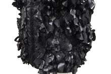 Load image into Gallery viewer, CHANEL シャネル スポーツライン リボンベスト フード付き P36696V26360 ナイロン ブラック サイズ38 美品 中古 56545