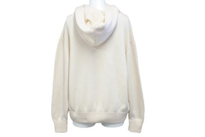 CHANEL シャネル カシミヤパーカー LA PAUSA P60446K46041 ホワイト ブラック レッド サイズ36 美品 中古 56546