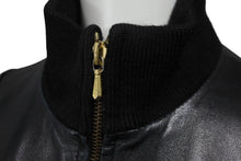 Load image into Gallery viewer, CHANEL シャネル ココマーク レザー ジャケット ブラック ロゴ アウター シルク ヴィンテージ サイズ36 良品 中古 56554
