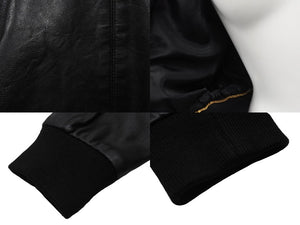 CHANEL シャネル ココマーク レザー ジャケット ブラック ロゴ アウター シルク ヴィンテージ サイズ36 良品 中古 56554