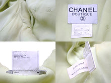 Load image into Gallery viewer, CHANEL シャネル ノーカラー ジャケット 95P グリーン アウター ココボタン ロゴ PO4840VO4018 サイズ40 良品 中古 56567