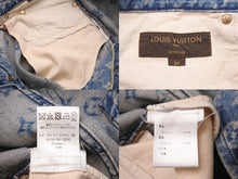 Load image into Gallery viewer, LOUIS VUITTON Supreme ルイヴィトン シュプリーム モノグラム デニムパンツ 2017AW インディゴ 27インチ 中古 美品 56569