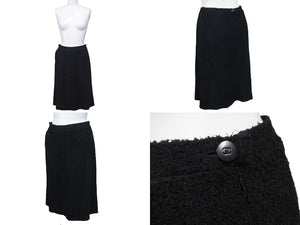 CHANEL シャネル セットアップ ジャケット スカート 2000年春夏コレクション P15633W02604 ナイロン ウール 38 美品 中古 56585