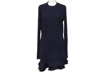 Load image into Gallery viewer, BALENCIAGA バレンシアガ ワンピース レディース ネイビー ウール サイズ38 329099 美品 中古 56647