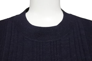 BALENCIAGA バレンシアガ ワンピース レディース ネイビー ウール サイズ38 329099 美品 中古 56647