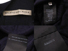 Load image into Gallery viewer, BALENCIAGA バレンシアガ ワンピース レディース ネイビー ウール サイズ38 329099 美品 中古 56647