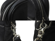 Load image into Gallery viewer, CHROME HEARTS クロムハーツ セメタリークロス クロスパッチ ショルダーバッグ ブラック レザー シルバー925 良品 中古 56682