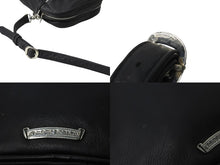 Load image into Gallery viewer, CHROME HEARTS クロムハーツ セメタリークロス クロスパッチ ショルダーバッグ ブラック レザー シルバー925 良品 中古 56682