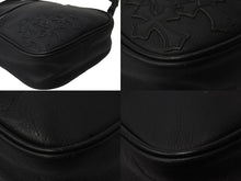 Load image into Gallery viewer, CHROME HEARTS クロムハーツ セメタリークロス クロスパッチ ショルダーバッグ ブラック レザー シルバー925 良品 中古 56682