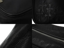 Load image into Gallery viewer, CHROME HEARTS クロムハーツ セメタリークロス クロスパッチ ショルダーバッグ ブラック レザー シルバー925 良品 中古 56682