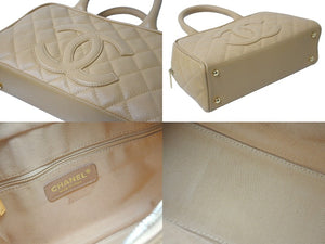 CHANEL シャネル マトラッセ キャビアスキン ココマーク ミニ