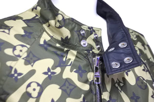 極美品 LOUIS VUITTON ルイヴィトン × 村上隆 モノグラムカモフラージュリバーシブルジャケット RM082M MNBS01PL4 サイズ46 56691