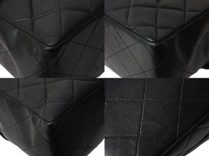 CHANEL シャネル 中マトラッセ チェーン ショルダーバッグ 4番台 ラムスキン ゴールド金具 ココマーク ロゴ 中古 56697