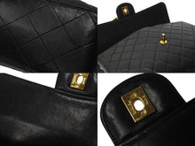Load image into Gallery viewer, CHANEL シャネル 中マトラッセ チェーン ショルダーバッグ 4番台 ラムスキン ゴールド金具 ココマーク ロゴ 中古 56697