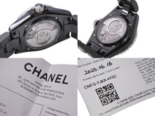 Load image into Gallery viewer, 新品未使用 CHANEL シャネル 時計 J12 マドモアゼル ラパウザ 38MM H7609 セラミック 自動巻 黒文字盤 中古 56699