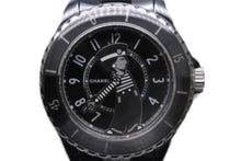 Load image into Gallery viewer, 新品未使用 CHANEL シャネル 時計 J12 マドモアゼル ラパウザ 38MM H7609 セラミック 自動巻 黒文字盤 中古 56699