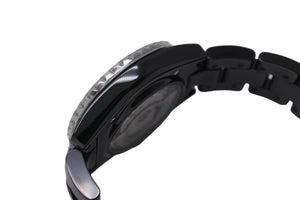 新品未使用 CHANEL シャネル 時計 J12 マドモアゼル ラパウザ 38MM H7609 セラミック 自動巻 黒文字盤 中古 56699