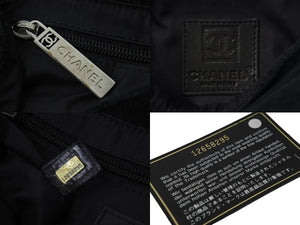 CHANEL シャネル チェーンショルダーバッグ ココマーク 12番台 2008年 パイル ラバー ブラック クリア シルバー 美品 中古 56727