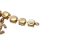 Load image into Gallery viewer, CHANEL シャネル ヴィンテージ ココマークチャームラインストーンブレスレット ゴールド 96P 良品 中古 56730