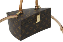 Load image into Gallery viewer, 新品同様 LOUIS VUITTON ルイヴィトン ツイステッドボックス 2WAYバッグ M40275 フランクゲーリー ブラウン ゴールド 中古 56738