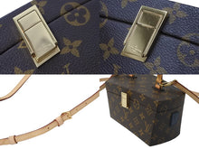 Load image into Gallery viewer, 新品同様 LOUIS VUITTON ルイヴィトン ツイステッドボックス 2WAYバッグ M40275 フランクゲーリー ブラウン ゴールド 中古 56738