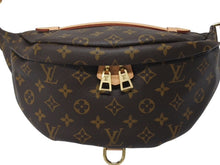 Load image into Gallery viewer, 極美品 LOUIS VUITTON ルイヴィトン バムバッグ ボディバッグ ウエストバッグ M43644 モノグラム ブラウン ゴールド金具 中古 4b005674