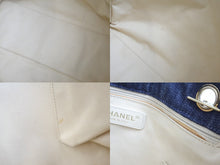 Load image into Gallery viewer, CHANEL シャネル トートバッグ チェーン 夜間飛行 10番台 マルチカラー デニム A31932 ゴールド金具 美品 中古 56742