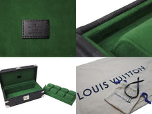 Load image into Gallery viewer, 新品同様 LOUIS VUITTON N48226 ルイヴィトン トランク コフレ 8 モントル 時計ケース ダミエグラッフィット ブラック シルバー金具 中古 56751
