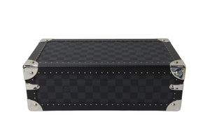 新品同様 LOUIS VUITTON N48226 ルイヴィトン トランク コフレ 8 モントル 時計ケース ダミエグラッフィット ブラック シルバー金具 中古 56751