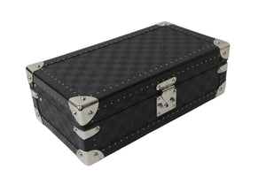 新品同様 LOUIS VUITTON N48226 ルイヴィトン トランク コフレ 8 モントル 時計ケース ダミエグラッフィット ブラック シルバー金具 中古 56751