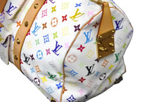 Load image into Gallery viewer, 極美品 LOUIS VUITTON ルイヴィトン 村上隆 ボストンバッグ キーポル45 M92641 モノグラムマルチ ホワイト ゴールド金具 中古 56780