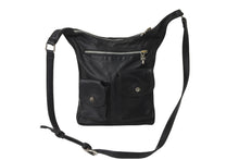 Load image into Gallery viewer, CHROME HEARTS クロムハーツ Fスリンガー マグネットボタ ショルダーバッグ バッグ ブラック シルバー925 良品 中古 56825